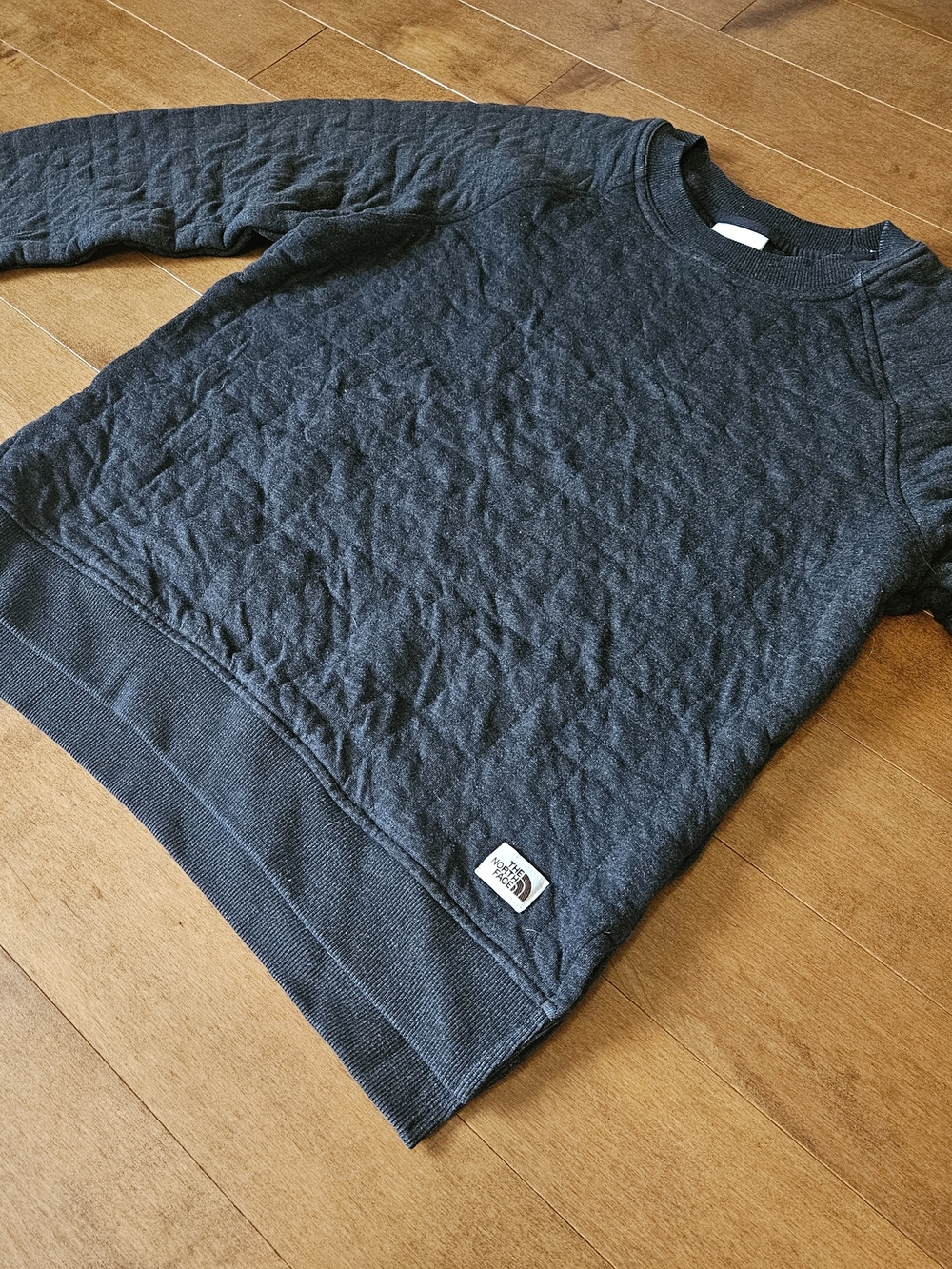 North Face Quilted Crewneck Sweatshirt